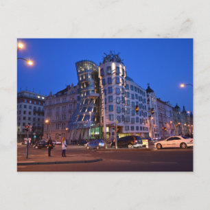 Dancing house postcard