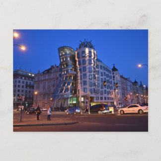 Dancing house postcard