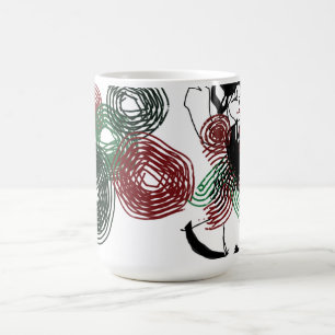 Dancing in peppermint coffee mug