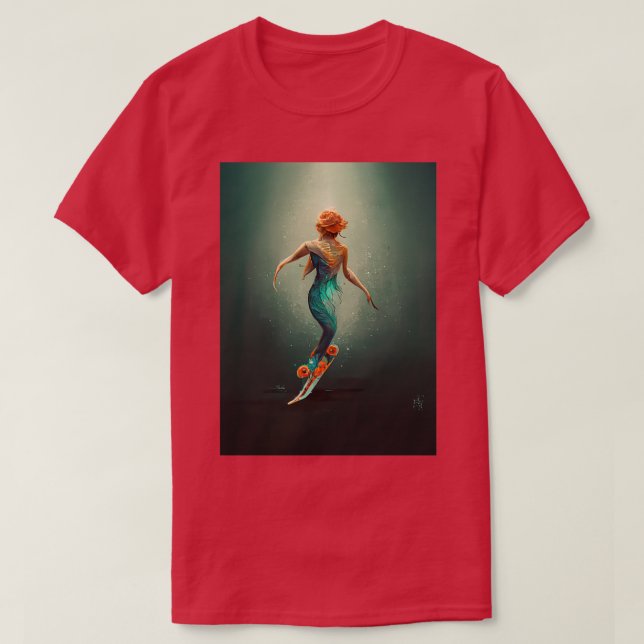 Dancing in the Deep Blue T-Shirt (Design Front)