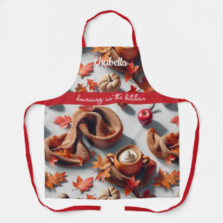 "Dancing in the Kitchen"- Cosy Autumn Apron