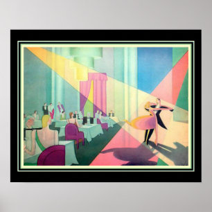 "Dancing in the Spotlight" Deco Print 16 x 20
