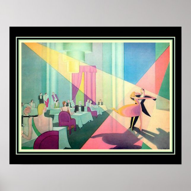 "Dancing in the Spotlight" Deco Print 16 x 20 (Front)