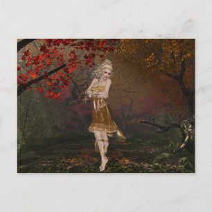 Dancing in the Woods 2 - In the Fall Postcards