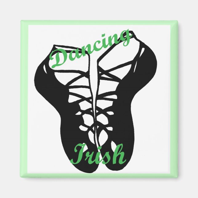Dancing Irish magnet (Front)