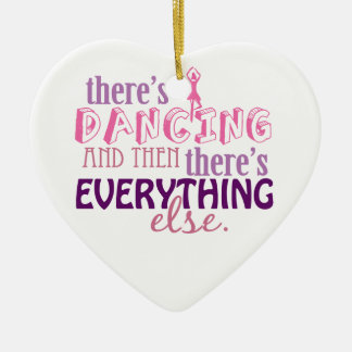 Dancing is Everything Ceramic Tree Decoration