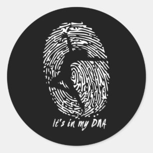 Dancing - It's In My Dna Gift For Dancers Classic Round Sticker