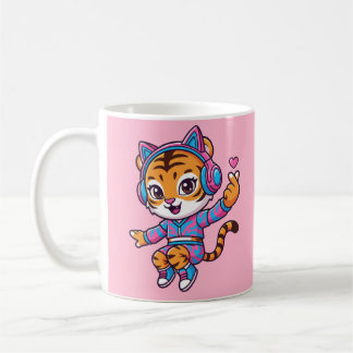 Dancing K-pop Tiger Coffee Mug