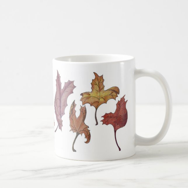 Dancing Leaves Coffee Mug (Right)
