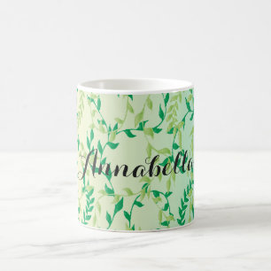 Dancing leaves coffee mug