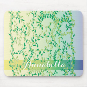 Dancing leaves mouse mat