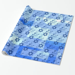 Dancing Magen David Wrapping Paper
