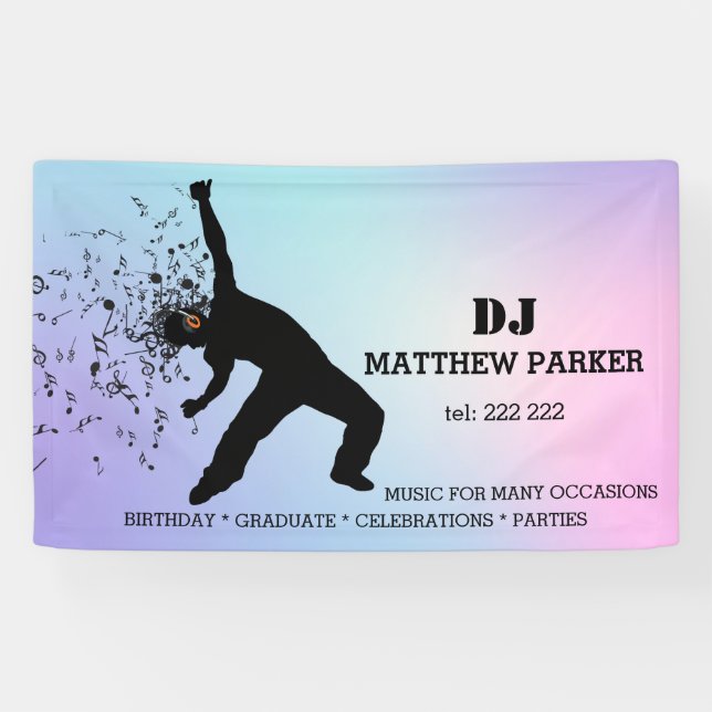 Dancing Man Banner (Horizontal)