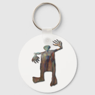 Dancing Man copper Key Ring