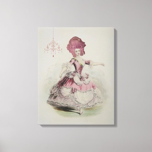 Dancing Marie Antoinette II ~ (Change Size) Canvas Print (Front)