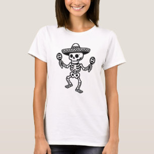 Dancing Mexican Skeleton T-Shirt