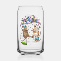 Dancing Mice Party Time Banner Confetti & Balloons