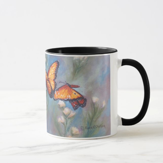 Dancing Monarchs Mug (Right)