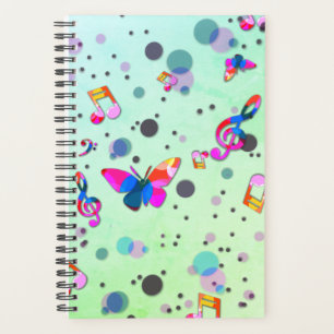 Dancing Music of Colours on Green Planner
