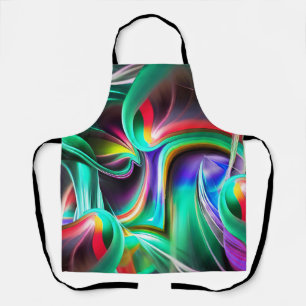 Dancing Neon Lights Apron