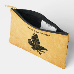 Dancing Norse Raven Accessory Pouch