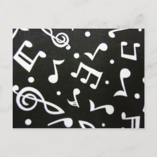 Dancing Notes Postcard