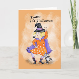 Dancing on Halloween  Card