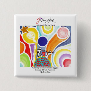 Dancing On Moonbeams 15 Cm Square Badge