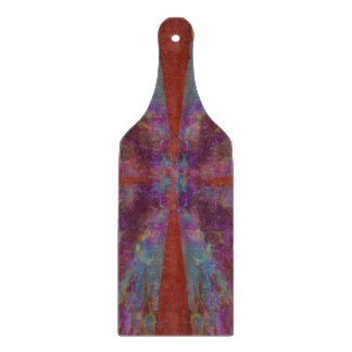 Dancing on Red Abstract Design Cutting Board