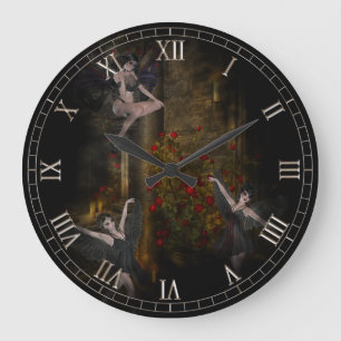 Dancing on the Balcony Vignette Wall Clock