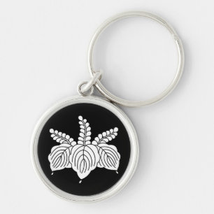 Dancing paulownia key ring