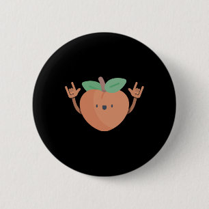 Dancing Peach Funny Dance Fruit Dancer Graphic Tee 6 Cm Round Badge