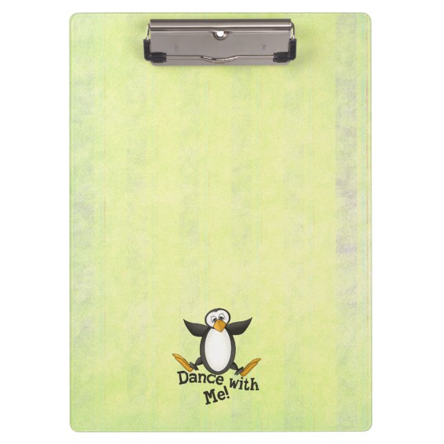 Dancing Penguin Clipboard (Front)