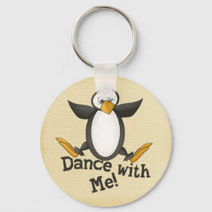 Dancing Penguin Key Ring