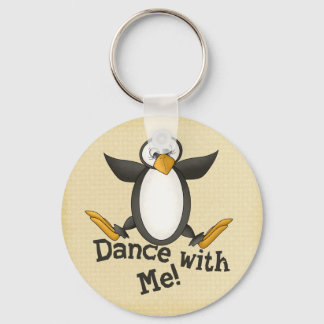Dancing Penguin Key Ring