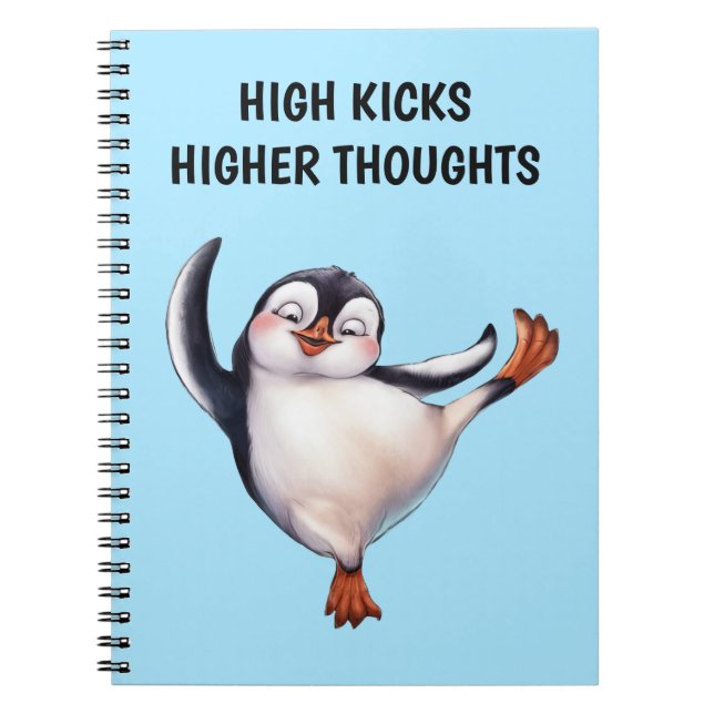 Dancing Penguin Notebook (Front)