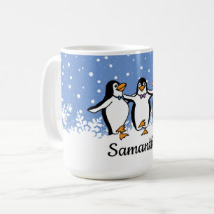 Dancing Penguins Coffee Mug