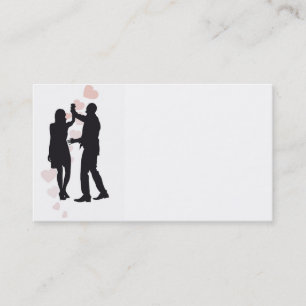 Dancing people business cards