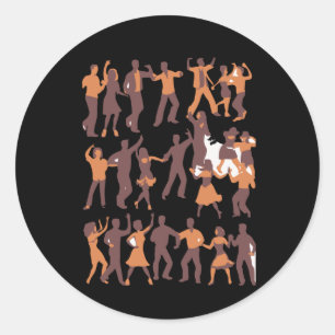 Dancing People Sticker