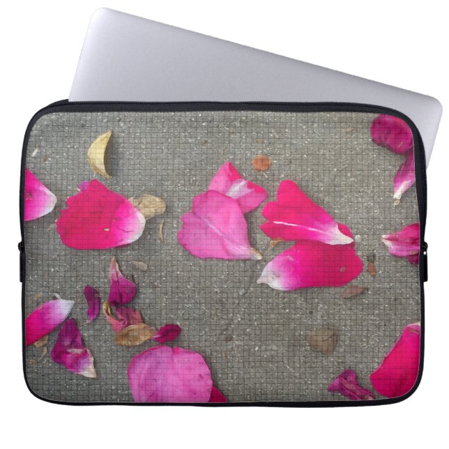 Dancing Petals IV Laptop Sleeve (Front)