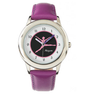 Dancing Pink Ballerina Kids Watch