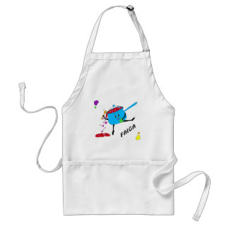 dancing pot with hearts 05 FAIGA Standard Apron