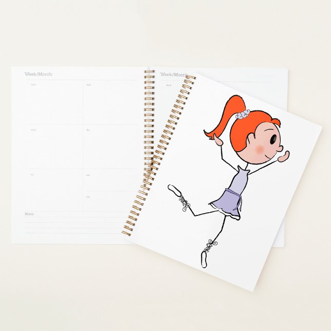 Dancing Princess Cute Ballerina Stick Figure  Planner (Creator Uploaded)
