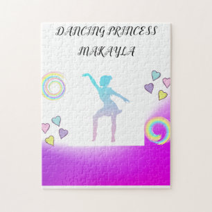 DANCING PRINCESS PUZZLE WITH CUSTOM NAME!