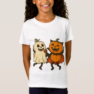 Dancing Pumpkins in Halloween Costumes – Funny Gho T-Shirt
