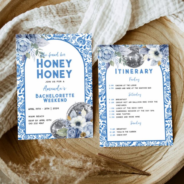 Dancing Queen Bachelorette Weekend Itinerary Invitation (Creator Uploaded)