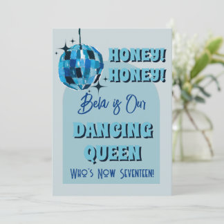 Dancing Queen Birthday Invitation