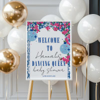 Dancing Queen bougainvillea Baby Shower Welcome