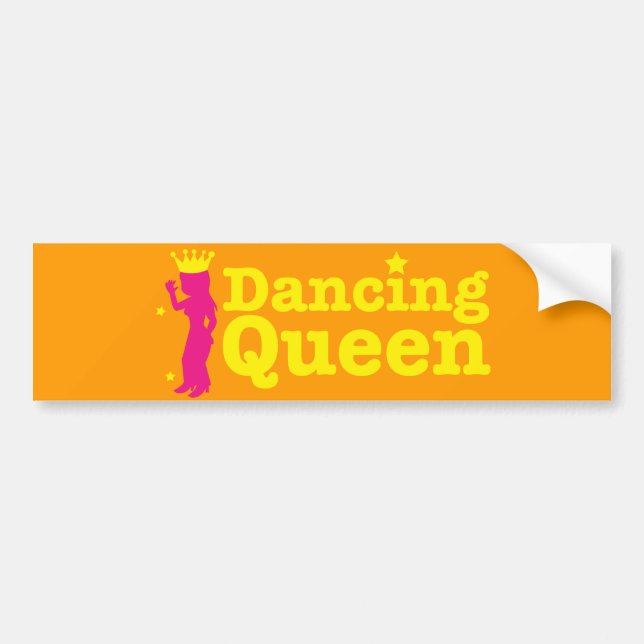 Dancing Queen Bumper Sticker (Front)