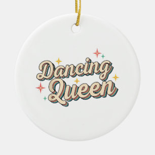 Dancing Queen Ceramic Tree Decoration